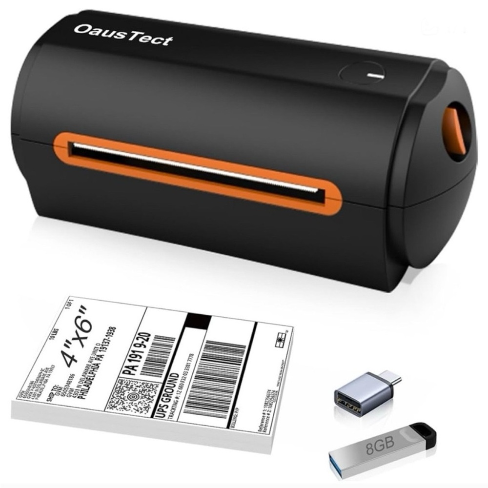 OAUS TECT Mini Desk 4x6 Thermal Printer